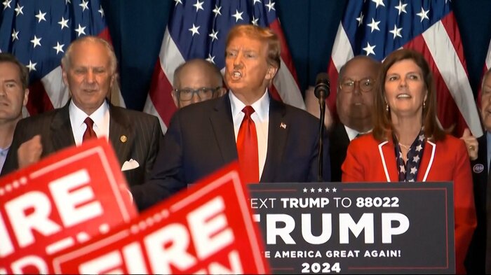 トランプ前大統領は6連勝と圧倒的な強さを見せている