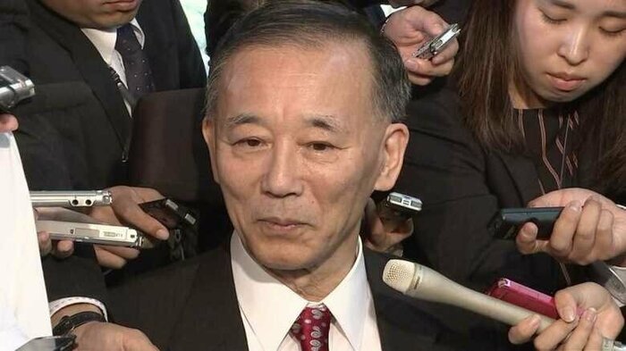2018年に公の場に姿を見せた谷垣氏