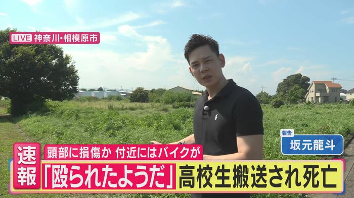 坂元龍斗リポーター(関西テレビ「旬感LIVE とれたてっ!」より)