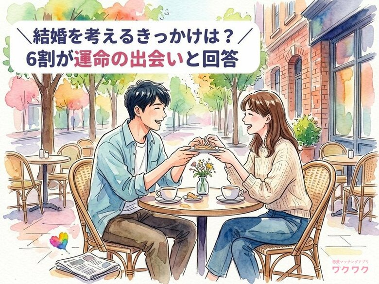 【男女1,100名調査】結婚を考えるきっかけと理想の出会い方は？6割が「特にこだわらない」