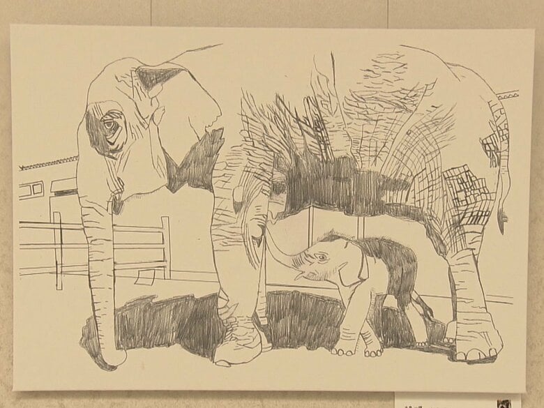 障害のあるアーティストらの作品並ぶ…常設展『ハロー！アール・ブリュット』名古屋駅のビル連絡通路で始まる｜FNNプライムオンライン