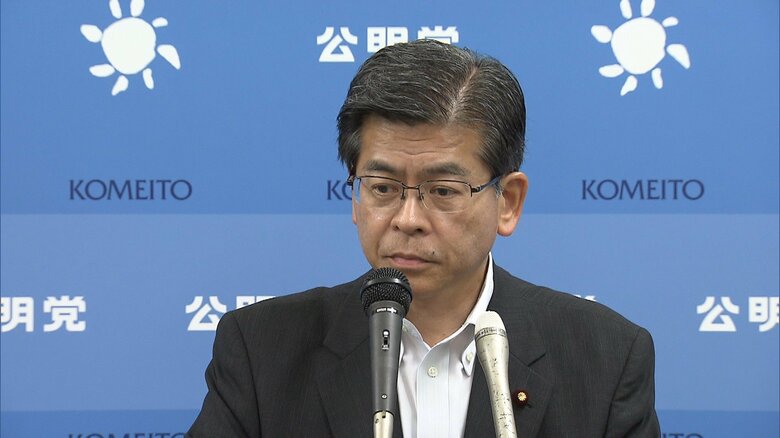 公明・石井幹事長　麻生氏に「よくお考えを」と釘刺す　“がん”発言めぐり｜FNNプライムオンライン