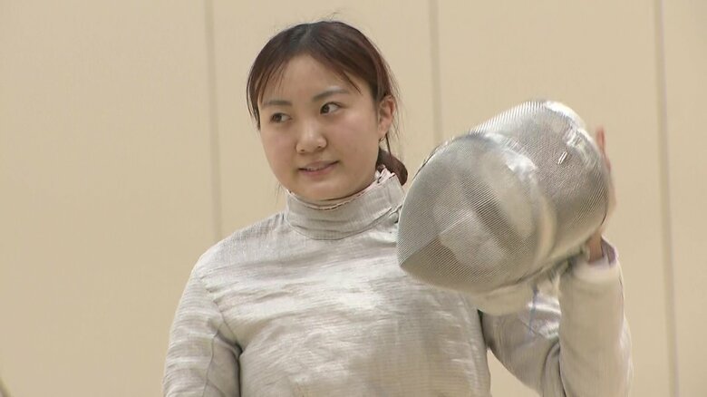 フェンシング日本代表・尾崎世梨選手（22）