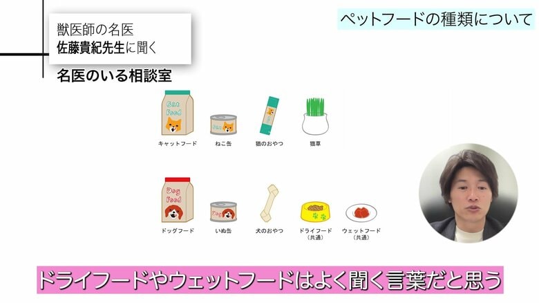 ほかに「ソフトドライ」「セミモイスト」と言った分類もあり、水分の含有量で呼び分けられている