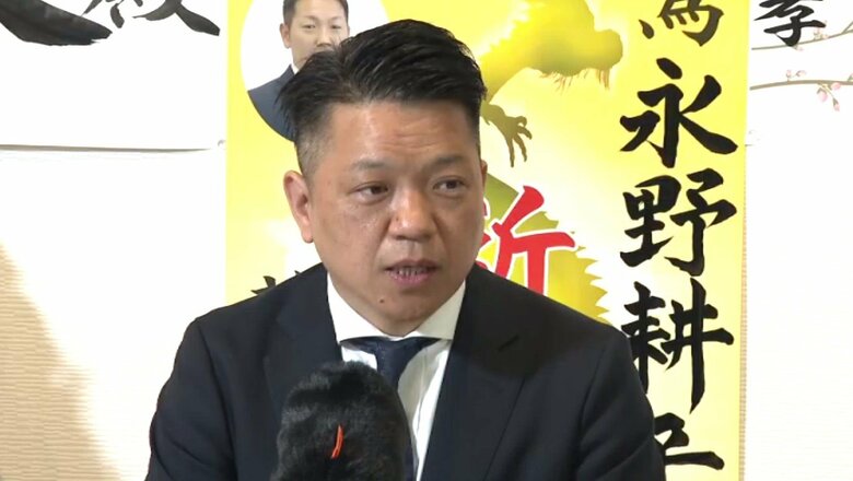 岸和田市長選に敗れた永野耕平前市長