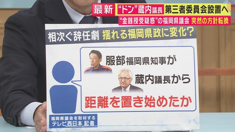 県議会のドン　知事から距離を置かれる？