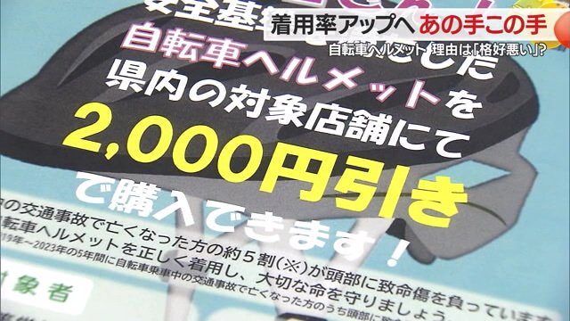 「高校生へのヘルメット購入補助」が4月から開始