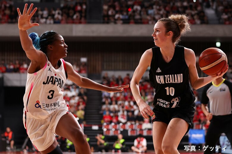 対ニュージーランド第2戦での馬瓜ステファニー（6日、東京・有明アリーナ）