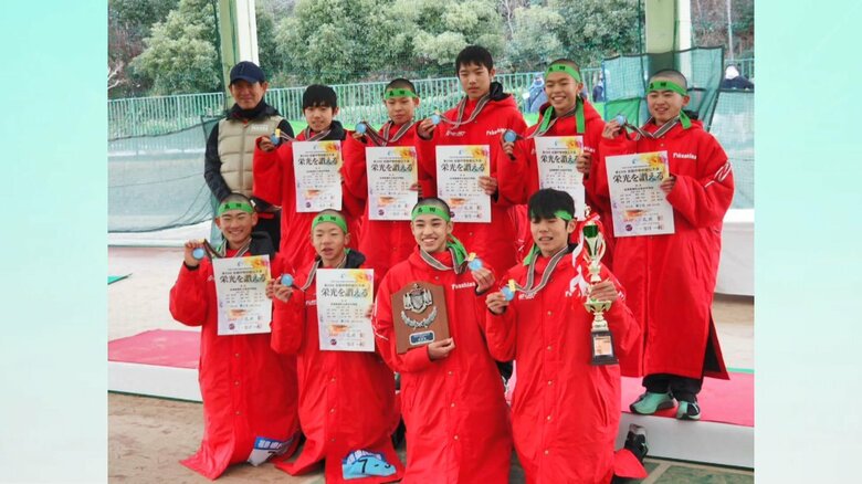 全国中学校駅伝で県勢初の2位　高田中・駅伝部
