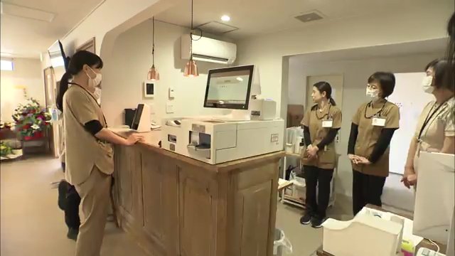 朝のミーティング