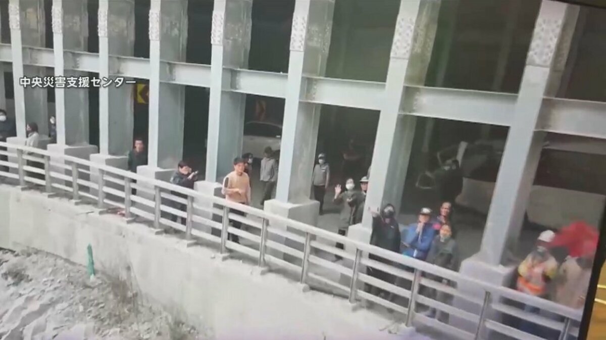 台湾地震】路面が完全に崩落… “台湾のグランドキャニオン”甚大な被害