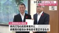 宮城県職員の給与引き上げを５年連続で勧告　月給平均１万１６３４円　ボーナスは８万円増へ