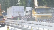 首都高の壁にトレーラーが突っ込み運転手けが　4号線下りや都心環状線の一部区間で一時通行止め
