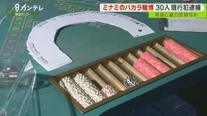 「楽に稼ぐため賭博店を開いた…」バカラ賭博を摘発で”30人”現行犯逮捕 暴力団との関係も捜査