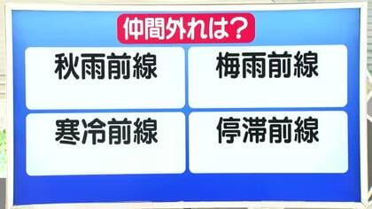 【天気／山形】天気ふりかえり＆4つの前線のうち仲間外れはどれ？　中村友祐気象予報士の予報(1)