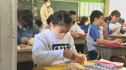 小学生が超絶テクニック！リンゴの皮むき大会　優勝は19m超の5年生「うれしい」長くつなげるコツは