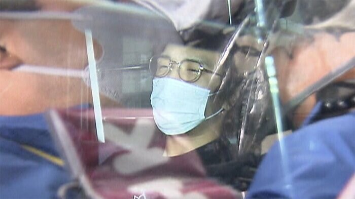 逮捕された大西寿貴容疑者(31)(21日 岩槻署)