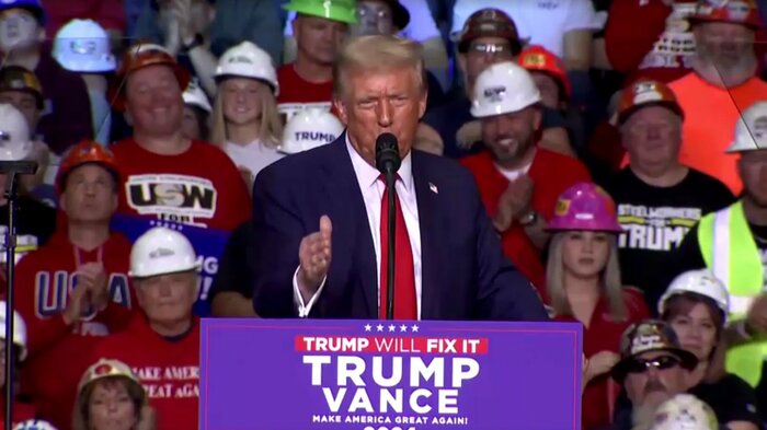 選挙戦でも関税引き上げを支持者らに訴えてきたトランプ氏
