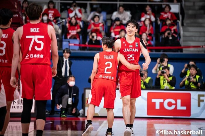 グアム戦での川島悠翔(22日、東京・有明コロシアム)