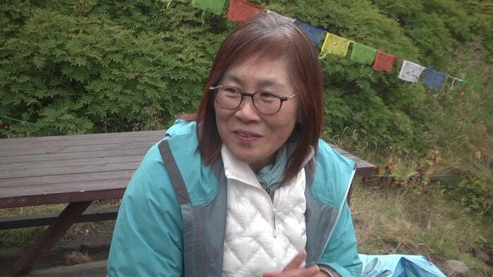 楽しくサバイバルを学ぼうと心がける登山者