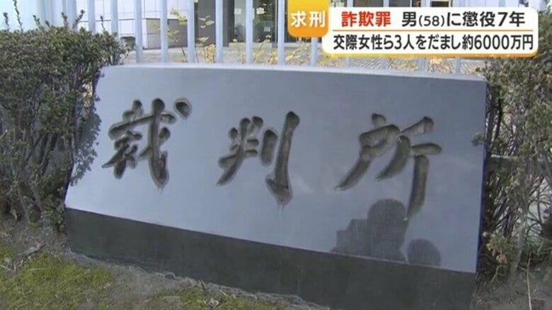 「出世のために預金のノルマが必要」　交際女性らから6000万円詐欺の男　検察は懲役7年を求刑｜FNNプライムオンライン