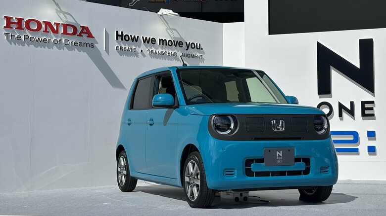 ホンダが新型EV軽乗用車「N-ONE e:」12日発売…日常使いに最適な航続距離295kmを実現、車から家電など最大1500W給電も可能｜FNNプライムオンライン