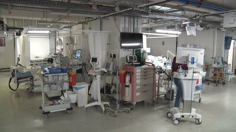 ミサイル攻撃で“地下病院”に　患者200人以上を2時間で移動　イスラエル｜FNNプライムオンライン