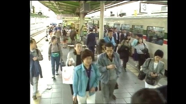 1990年のJR松本駅