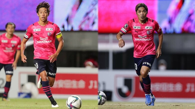 左：MF清武弘嗣、右：FW大久保嘉人