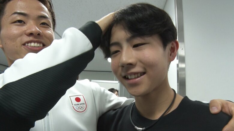 森口澄士から激励の言葉をもらった西野