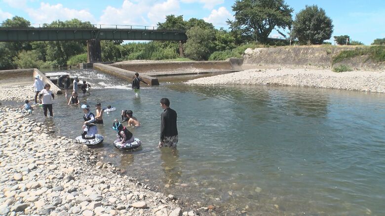 水難事故があった早出川