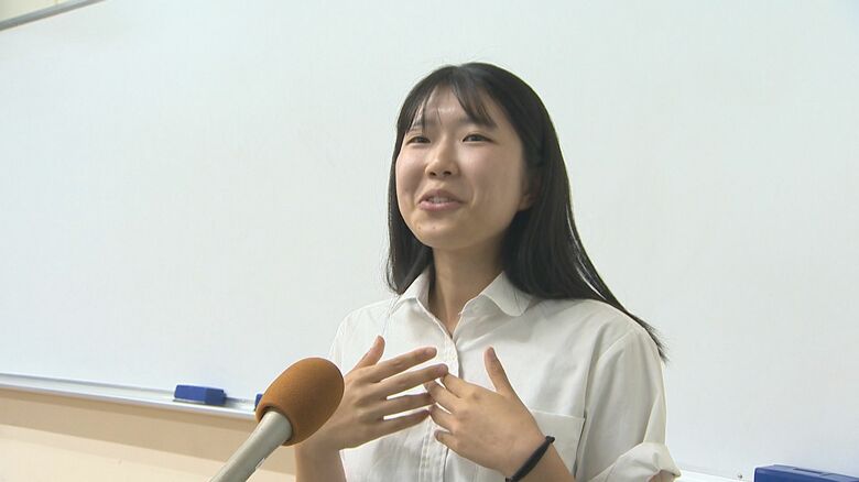 新潟明訓・生徒会長 佐々木陽愛さん