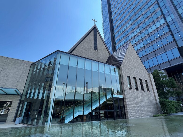 植村正久が創立以来38年間牧師を務めた東京・千代田区の富士見町教会（筆者撮影）