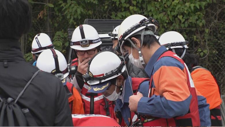 行方不明の男性の捜索（長野県塩尻市　10月8日）