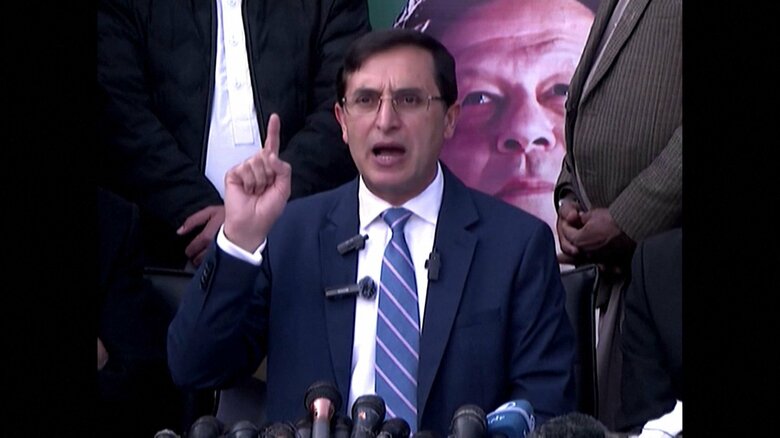 「パキスタン正義運動が連邦政府を樹立する」と述べた党首（イスラマバード・10日）