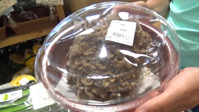 女性が買おうとしていたマイタケ