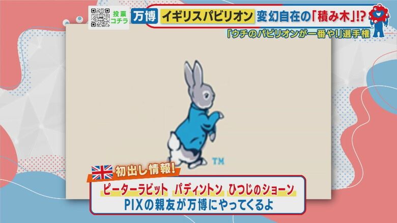 ピーターラビットとひつじのショーン、パディントンも