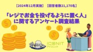 【2024年12月実施】【回答者数21,170名】「レジでお金を投げるように置く人」に関するアンケート調査結果