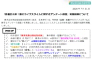 「酷暑日元年！夏のライフスタイルに関するアンケート調査」実施結果について