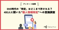 【アンケート調査結果】SNS時代の特定はどこまで許される？