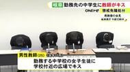 勤務先の中学校の女子生徒に“キス” 25歳の男性教師を懲戒免職 人目につきにくい場所で体に触れる行為も