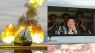 北朝鮮・金正恩総書記が韓国側を射程に収める新型ロケット砲などの試験発射を視察 「敵を常時、不安と恐怖に」