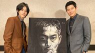 鈴木亮平から松坂桃李へプレゼント…? 製作期間2カ月“最凶悪”から見た宿命のライバルを描いた肖像画を披露