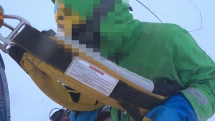 バックカントリーで登山中に滑落…雪山での遭難者“救助の瞬間” ｢雪崩が来るかもしれない!｣【新潟発】