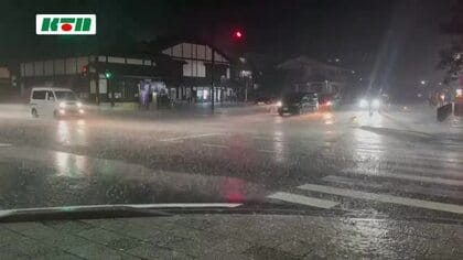 24時間雨量が10月の観測史上最大に…対馬市厳原で291ミリ