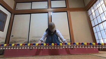世界初!?けん玉40個を一度に乗せる“スゴ技”チャレンジ…成功の秘訣を投稿者に聞いた