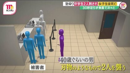 「女性がうつぶせに倒れ…」マクドナルドで塾帰りの中学生2人刺され女子生徒死亡　現場周辺では「不審な人物」の目撃情報も
