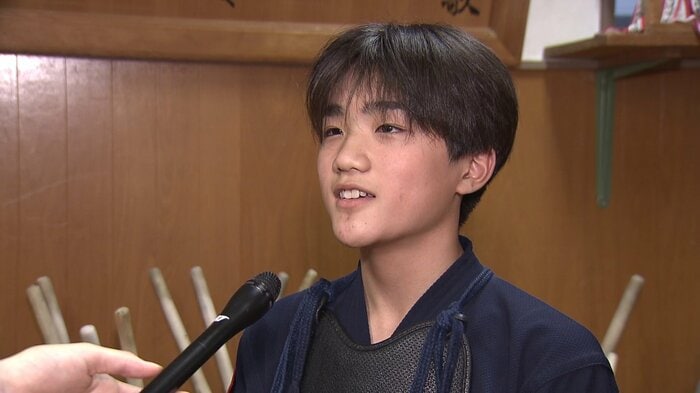 「最後の1秒まで自分の剣道を貫きたい」と意気込む竹内さん