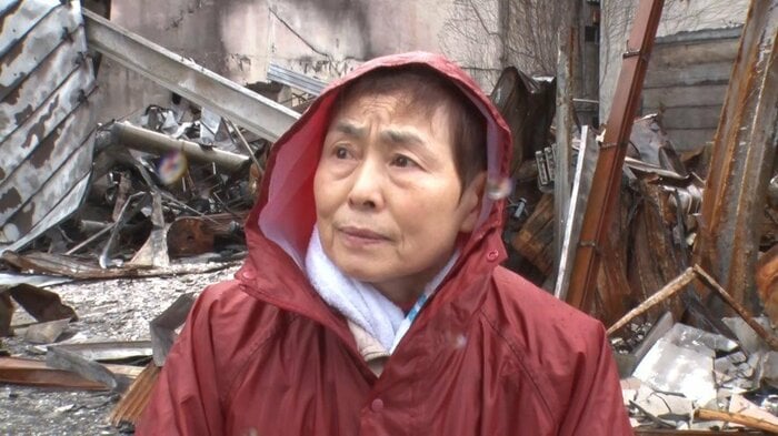 「輪島が大好きなんです。ここが世界で一番」と生まれ育った輪島への熱い思いを語る塚本民子さん