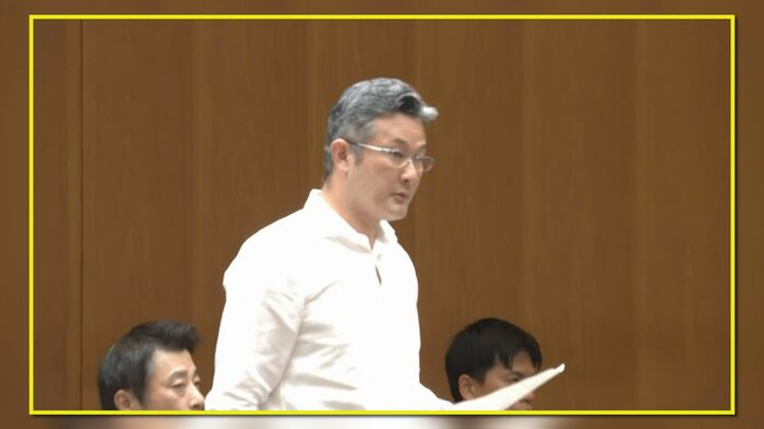 蔵内前議長への『議員辞職勧告決議案』を緊急動議で阻止した林県議（8月17日）